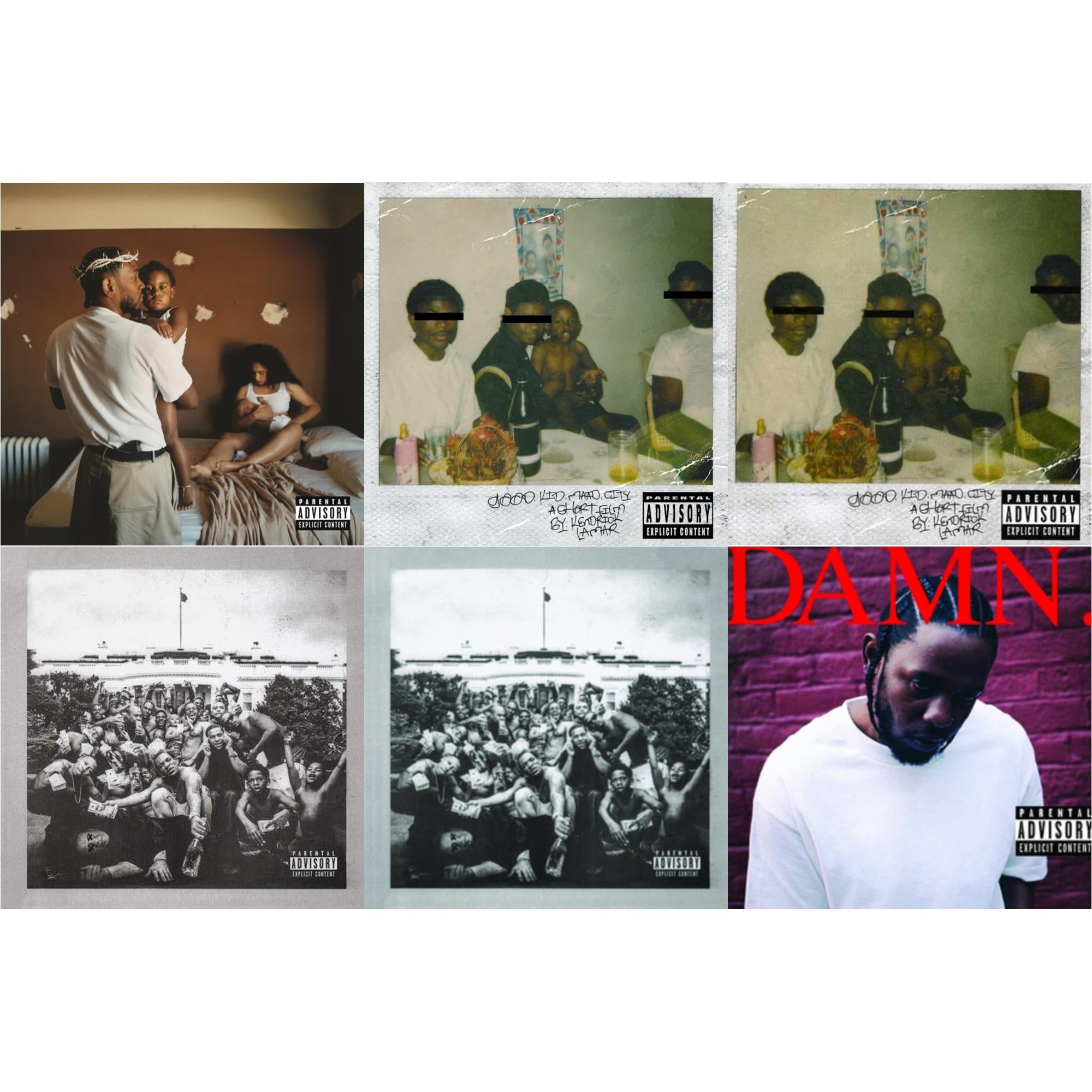 Mr. Morale & The Big Steppers (X) & Good Kid, M.A.A.D City & Good Kid, M.A.A.D City (Remixes) & To Pimp A Butterfly & To Pimp A Butterfly & Damn. (Collectors Edition)