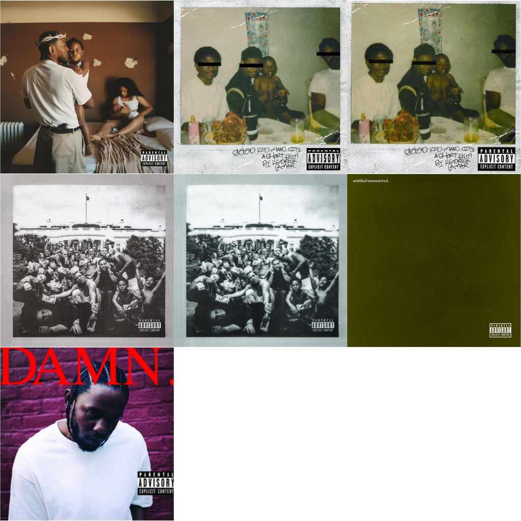 Mr. Morale & The Big Steppers (X) & Good Kid, M.A.A.D City & Good Kid, M.A.A.D City (Remixes) & To Pimp A Butterfly & To Pimp A Butterfly & Untitled Unmastered (X) & Damn. (Collectors Edition)