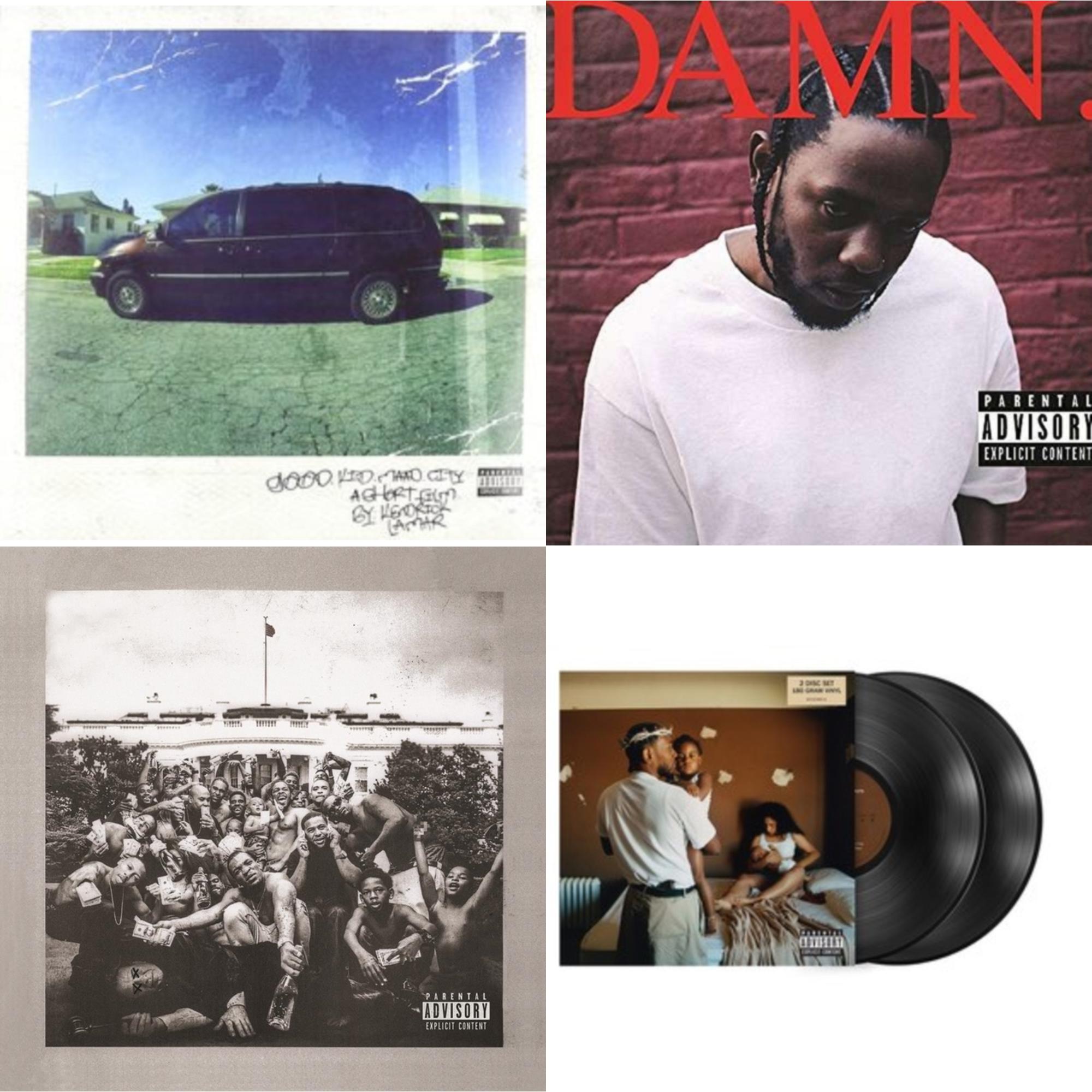 Mr. Morale & The Big Steppers (180G/2LP) & Good Kid, M.A.A.D City & To Pimp A Butterfly & Damn. (X) (2LP/180G)