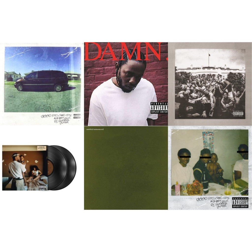 Kendrick Lamar - Good Kid, M.A.A.D City & Damn. (X) (2LP/180G) & To Pimp A Butterfly & Mr. Morale & The Big Steppers (180G/2LP) & Untitled Unmastered & Good Kid, M.A.A.D City (X) (10Th Anniversary Edition/2LP)
