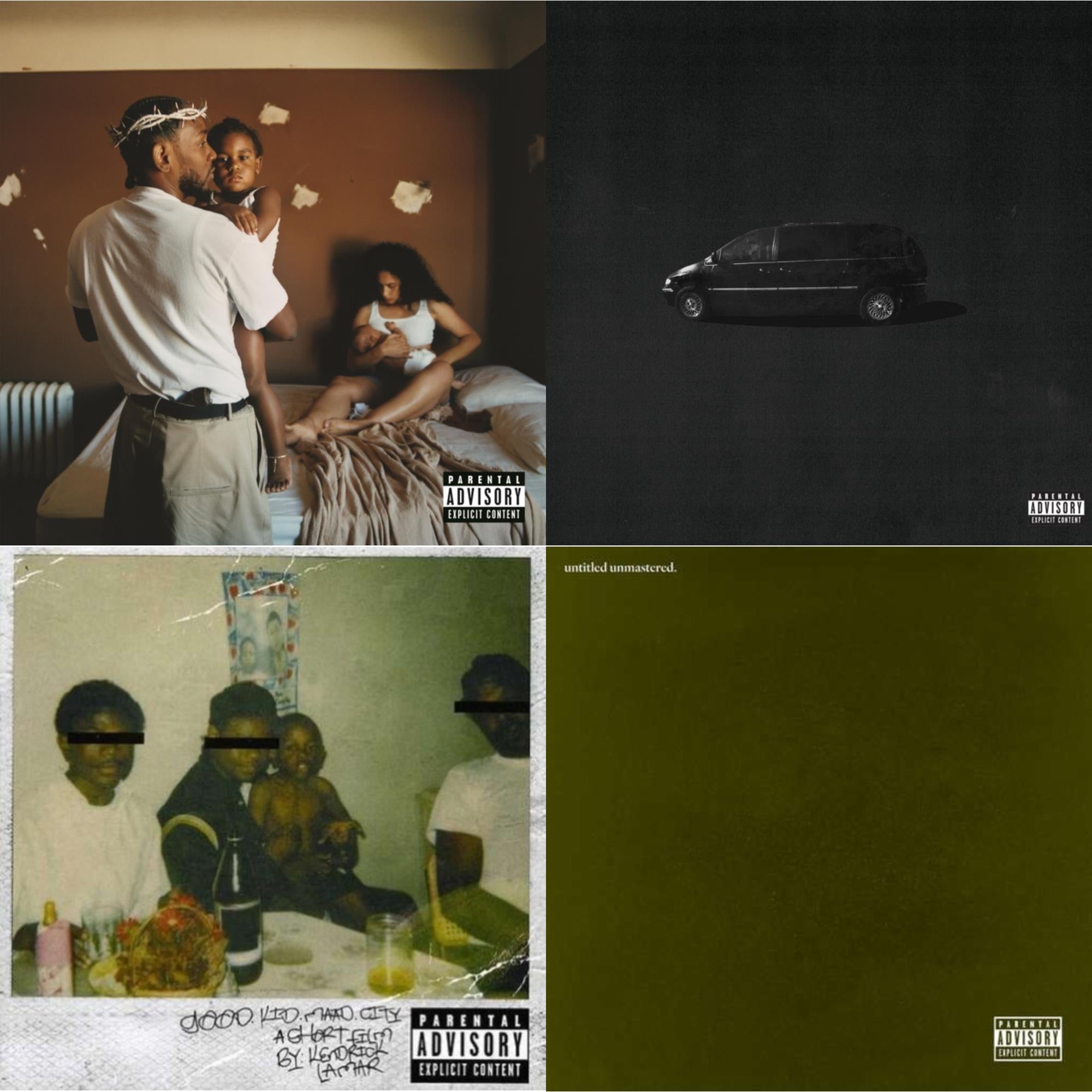 Mr. Morale & The Big Steppers (X) & Good Kid, M.A.A.D City (X) (10Th Anniversary Edition) & Good Kid, M.A.A.D City (Remixes) & Untitled Unmastered (X)