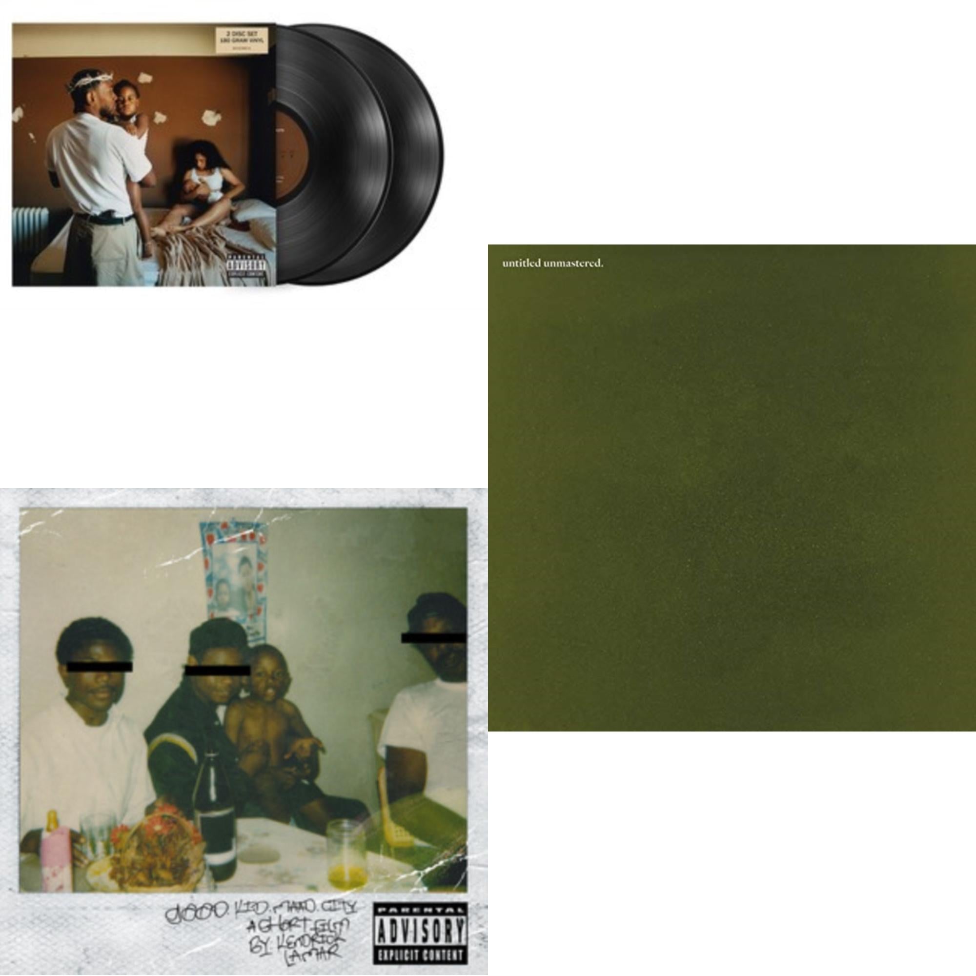 Kendrick Lamar - Mr. Morale & The Big Steppers (180G/2LP) & Good Kid, M.A.A.D City (X) (10Th Anniversary Edition/2LP) & Untitled Unmastered