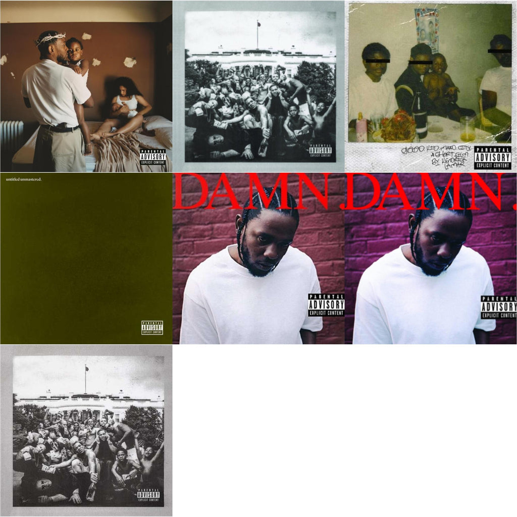 Mr. Morale & The Big Steppers (X) & Good Kid, M.A.A.D City (Remixes) & To Pimp A Butterfly & To Pimp A Butterfly & Untitled Unmastered (X) & Damn. & Damn. (Collectors Edition)