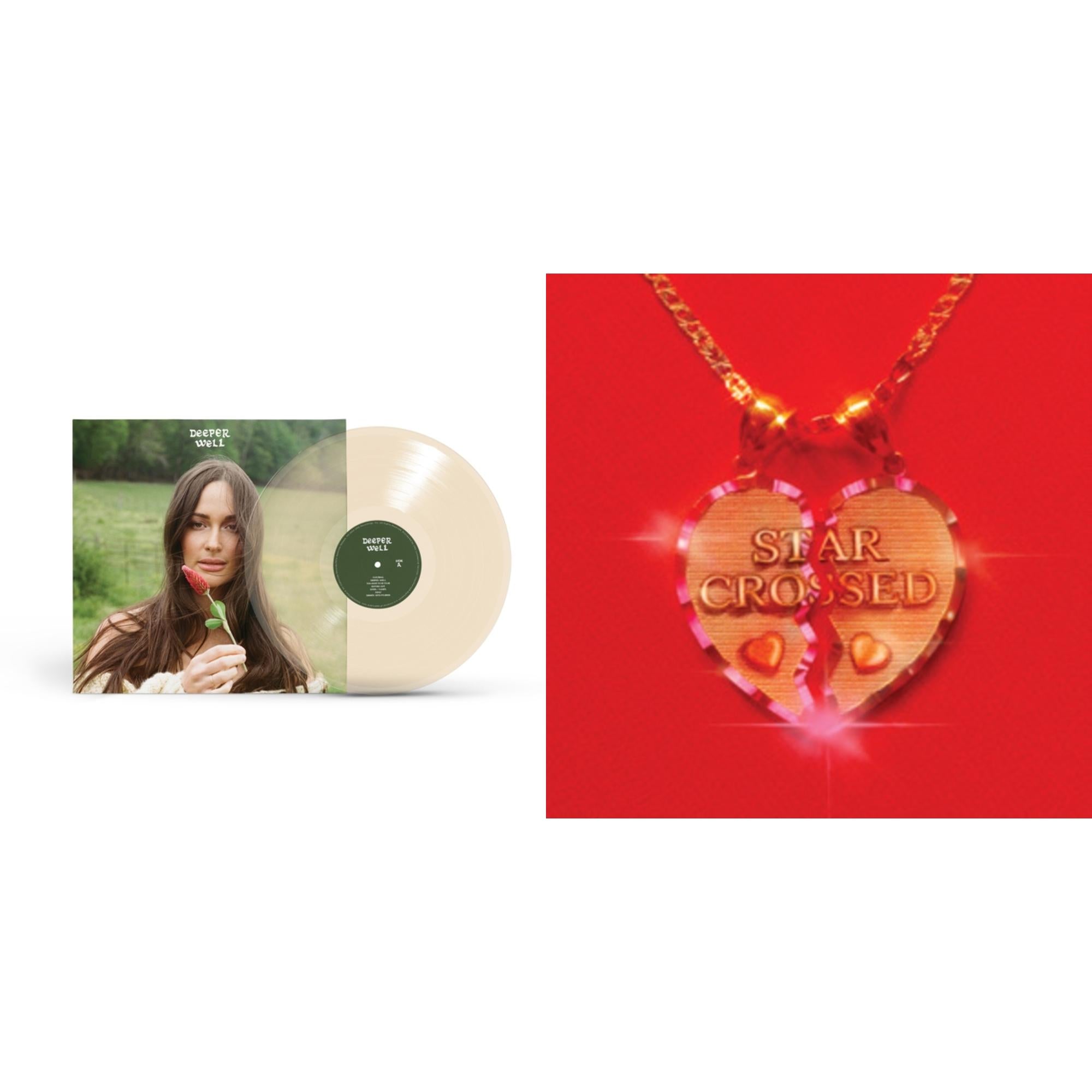 Kacey Musgraves - Star-Crossed (Neon Yellow LP Vinyl) & Deeper Well (Transparent Cream LP Vinyl)