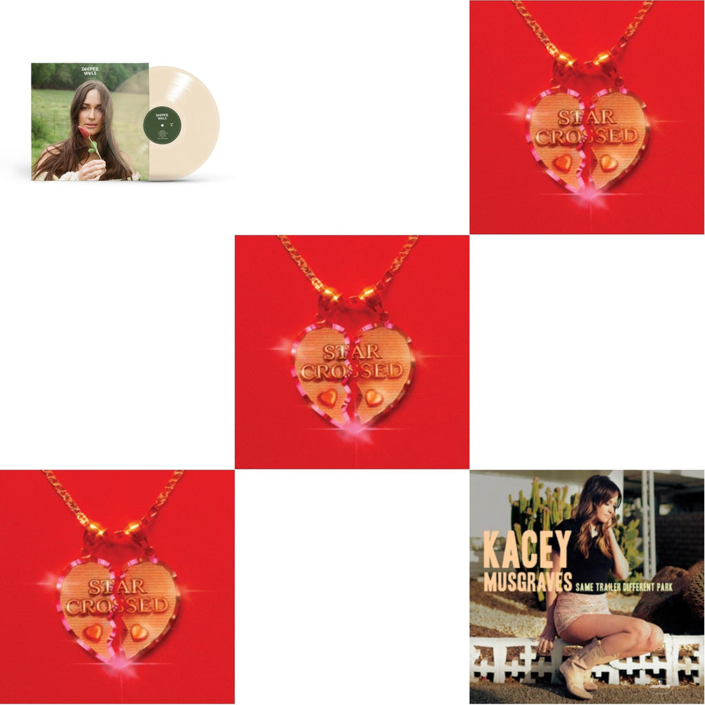 Star-Crossed (Ruby Red LP Vinyl) & Star-Crossed (Sea Foam LP Vinyl) & Star-Crossed (Neon Yellow LP Vinyl) & Deeper Well (Transparent Cream LP Vinyl) & Same Trailer Different Park