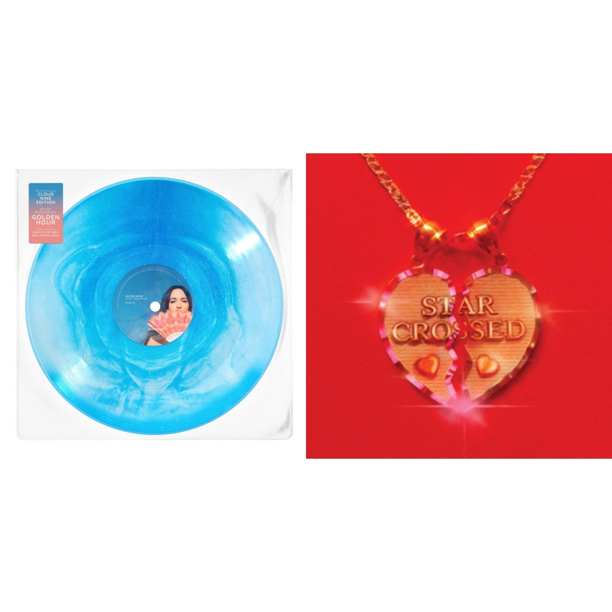 Kacey Musgraves - Golden Hour (Cloud Nine Edition LP Vinyl) & Star-Crossed (Sea Foam LP Vinyl)