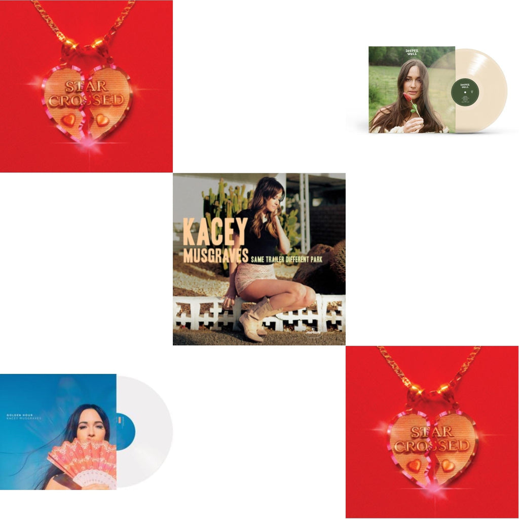 Star-Crossed (Sea Foam LP Vinyl) & Star-Crossed (Neon Yellow LP Vinyl) & Deeper Well (Transparent Cream LP Vinyl) & Same Trailer Different Park & Golden Hour (LP)