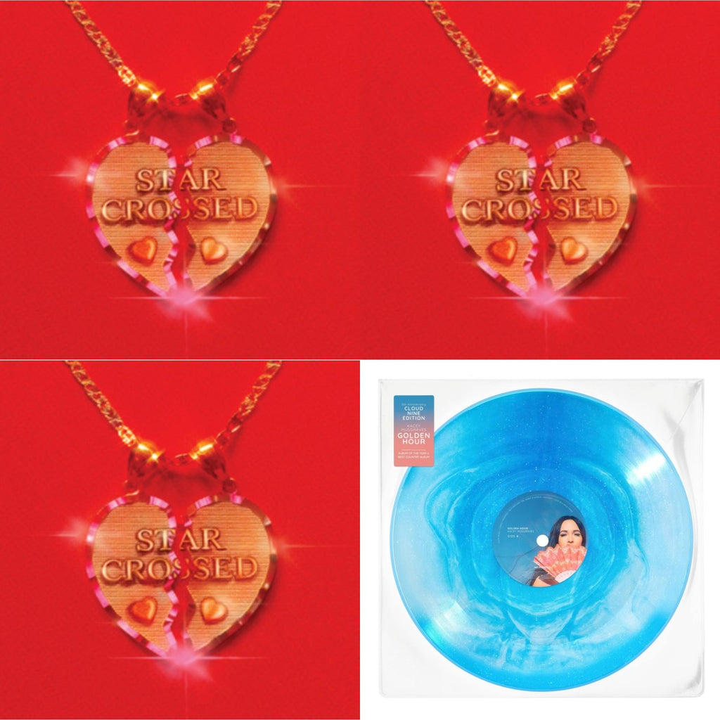 Kacey Musgraves - Star-Crossed (Ruby Red LP Vinyl) & Star-Crossed (Sea Foam LP Vinyl) & Star-Crossed (Neon Yellow LP Vinyl) & Golden Hour (Cloud Nine Edition LP Vinyl)