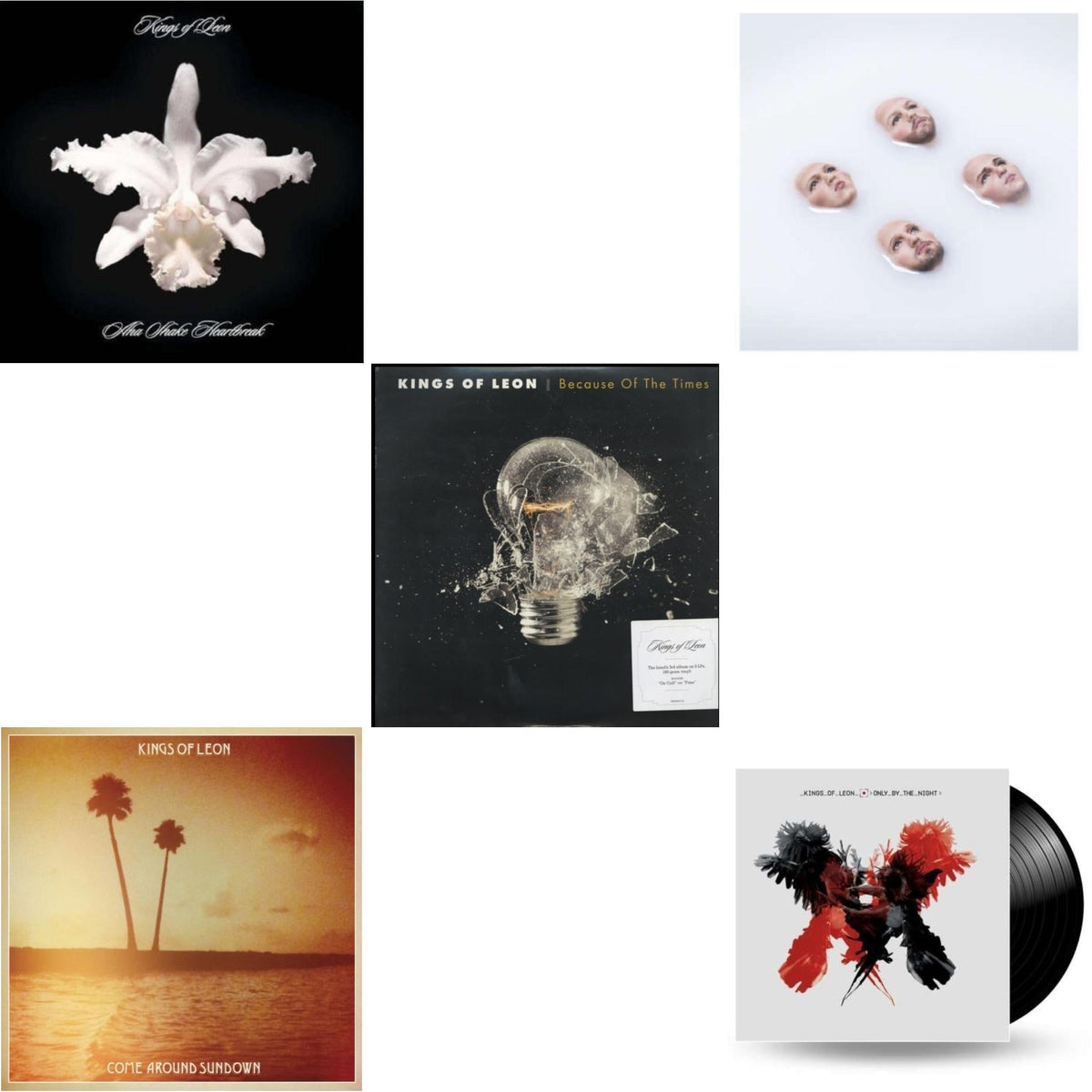 Come Around Sundown (2LP/Gatefold) & Aha Shake Heartbreak (2LP/180G/Gatefold) & Because Of The Times (2LP/180G/Gatefold) & Only By The Night & Walls (180G/Gatefold/Dl Card)
