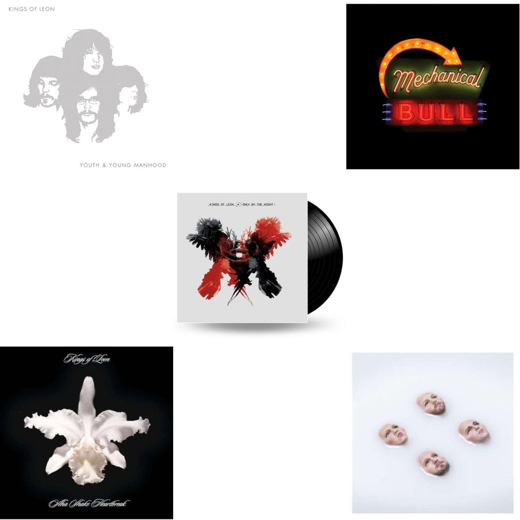 Youth & Young Manhood (2LP/180G/Gatefold) & Aha Shake Heartbreak (2LP/180G/Gatefold) & Only By The Night & Mechanical Bull (2LP/180G/Dl Card/Gatefold) & Walls (180G/Gatefold/Dl Card)