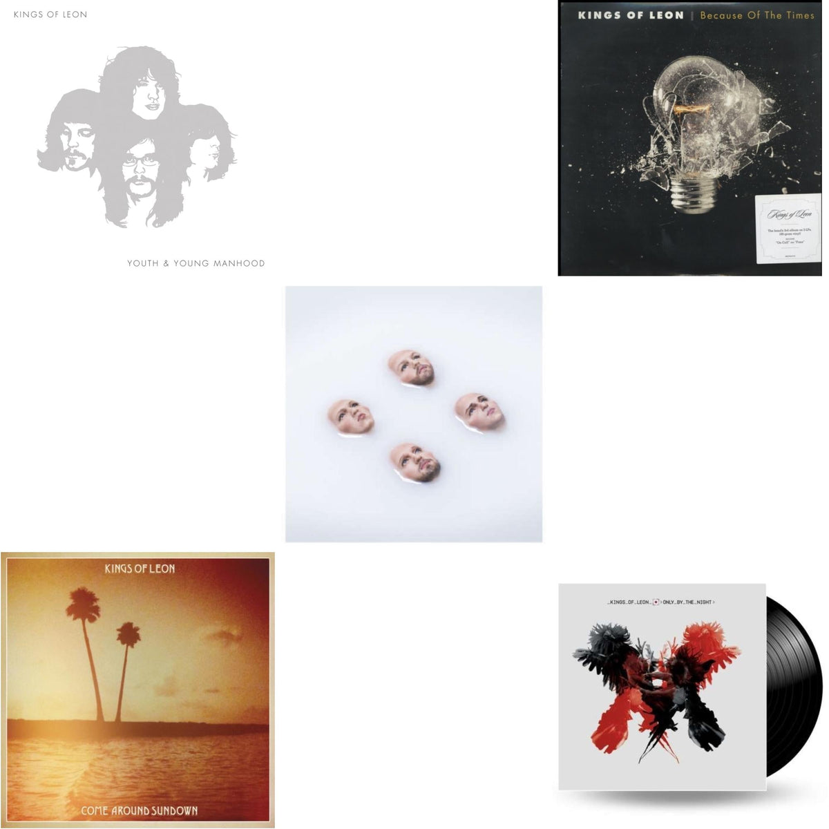 Come Around Sundown (2LP/Gatefold) & Youth & Young Manhood (2LP/180G/Gatefold) & Because Of The Times (2LP/180G/Gatefold) & Only By The Night & Walls (180G/Gatefold/Dl Card)