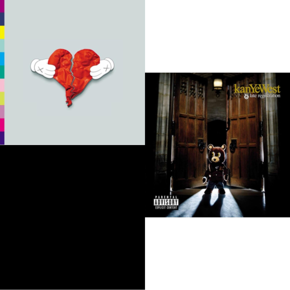 Late Registration & Donda (Deluxe/4LP) & 808S & Heartbreak