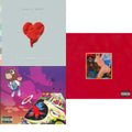 Kanye West - 808S & Heartbreak & Graduation & My Beautiful Dark Twisted Fantasy - CD Bundle