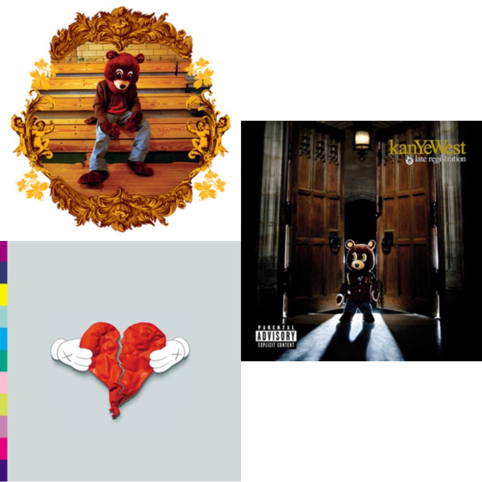 College Dropout & Late Registration & 808S & Heartbreak