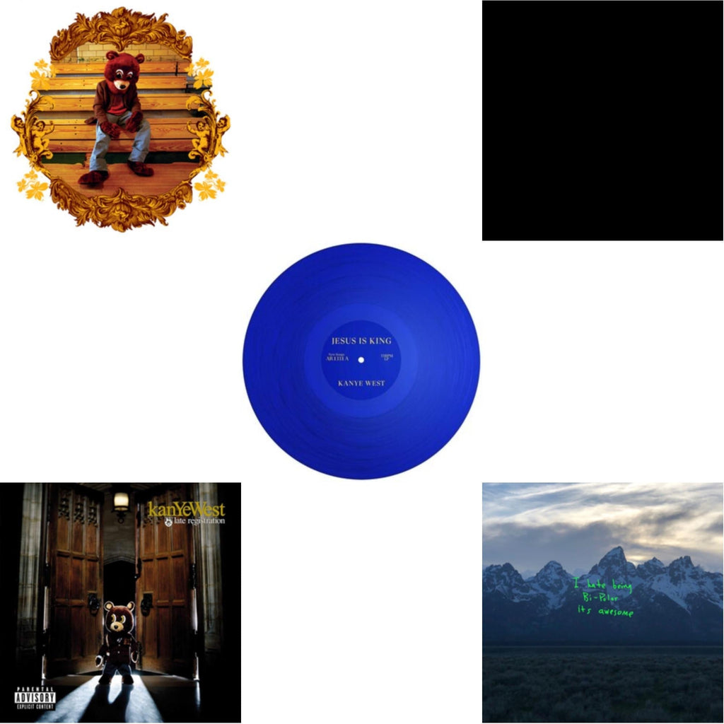 College Dropout & Late Registration & Jesus Is King & Donda (Deluxe/4LP) & Ye