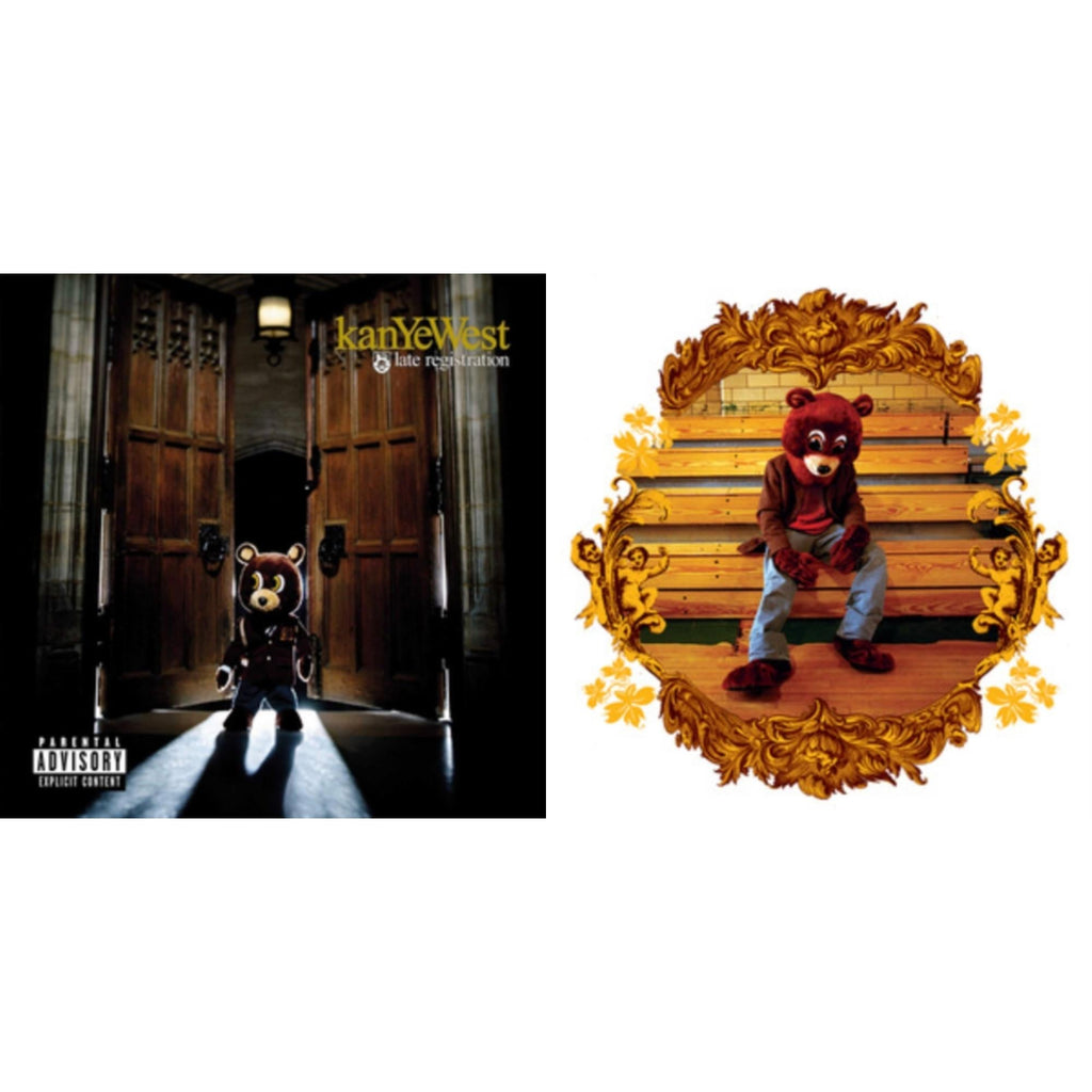Kanye West - College Dropout & Late Registration - LP Vinyl Bundle