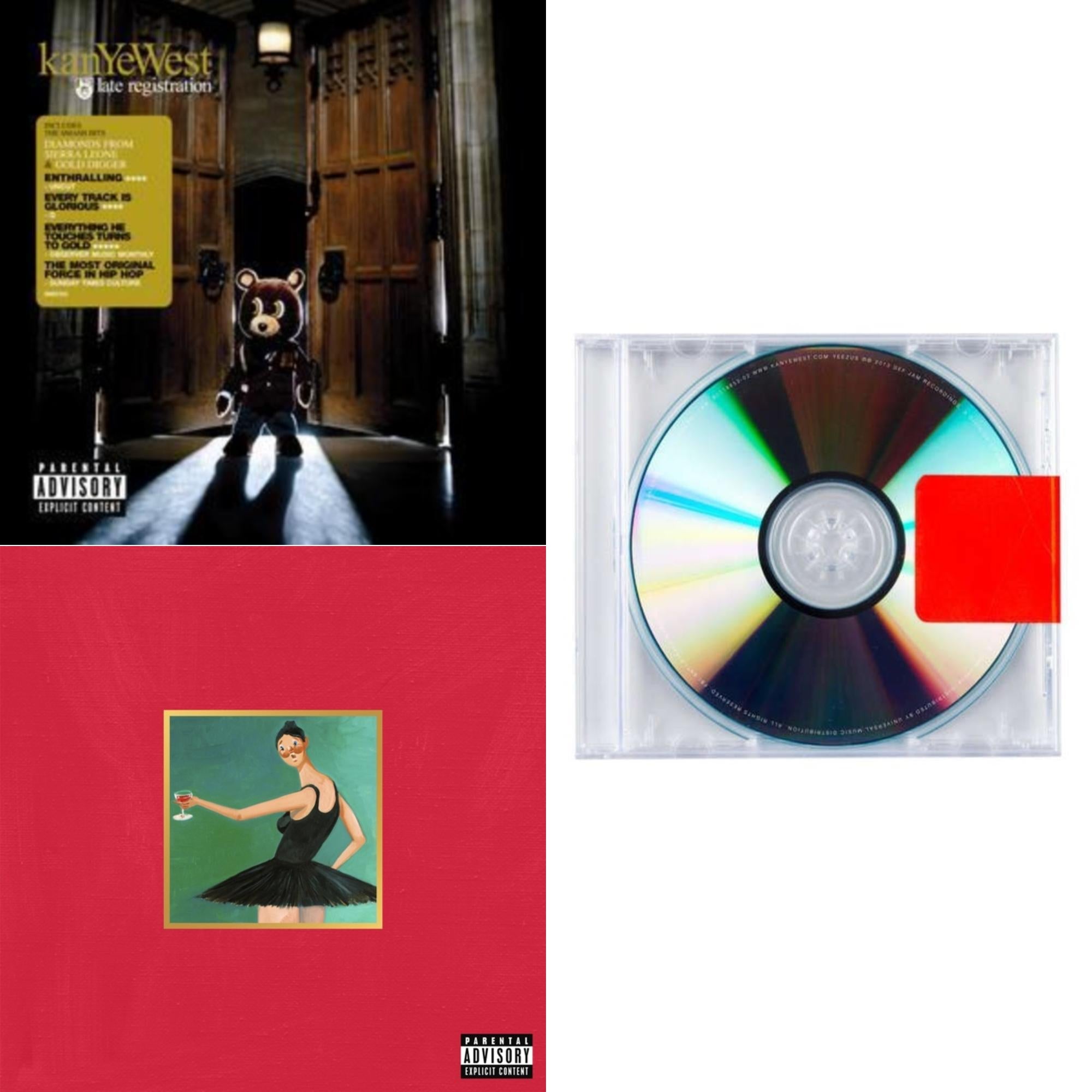 Late Registration & My Beautiful Dark Twisted Fantasy & Yeezus