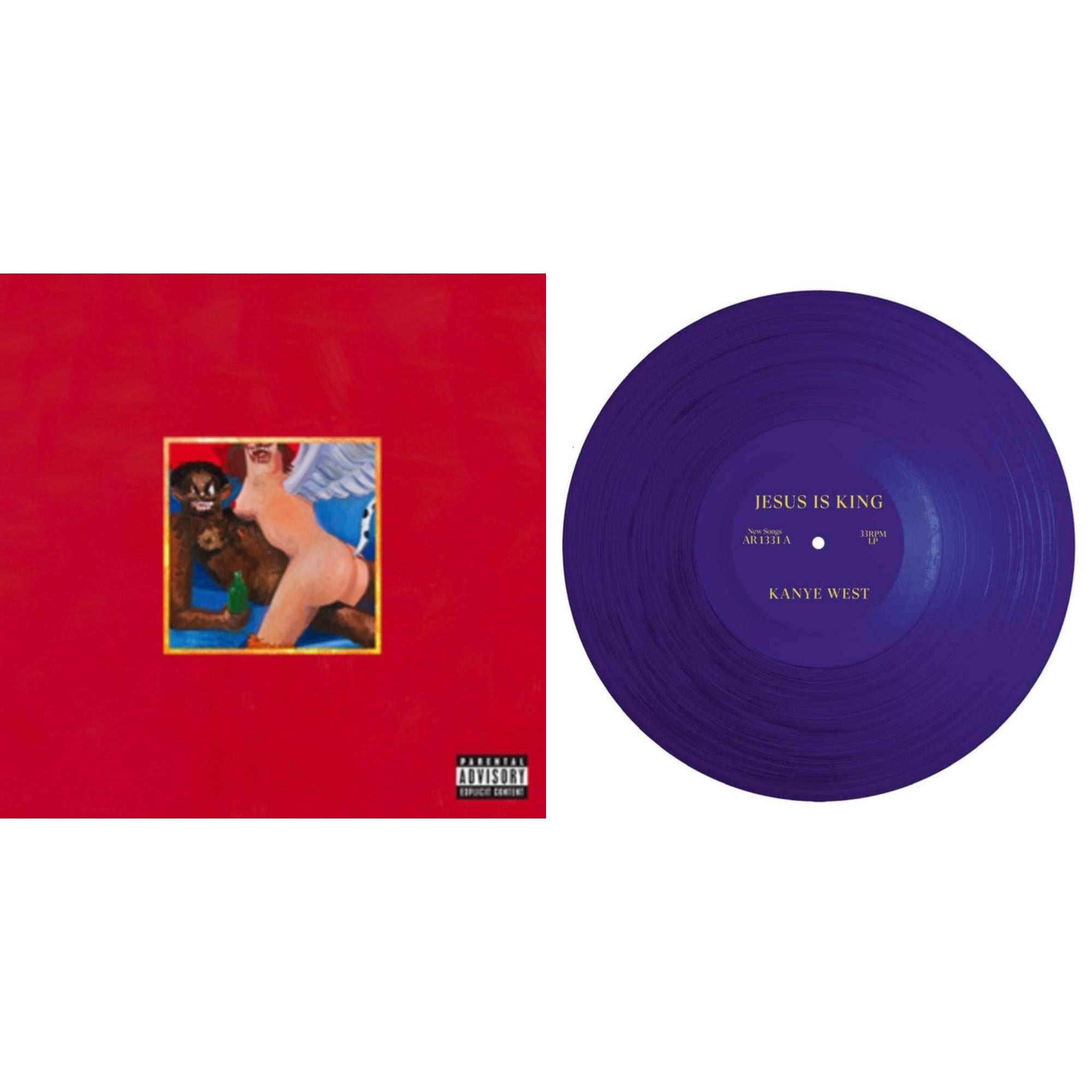 Kanye West - My Beautiful Dark Twisted Fantasy & Jesus Is King - CD Bundle