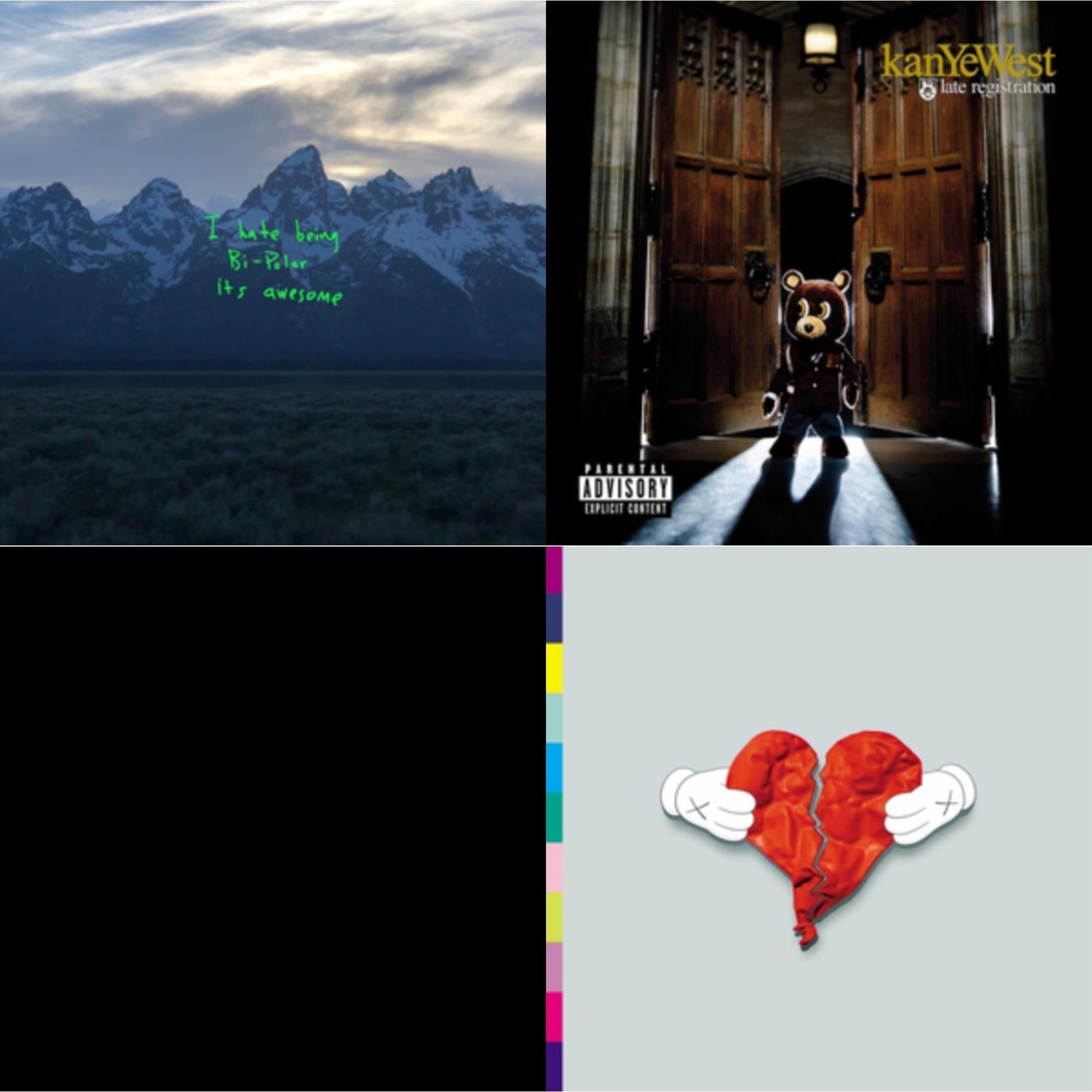 Late Registration & Donda (Deluxe/4LP) & 808S & Heartbreak & Ye
