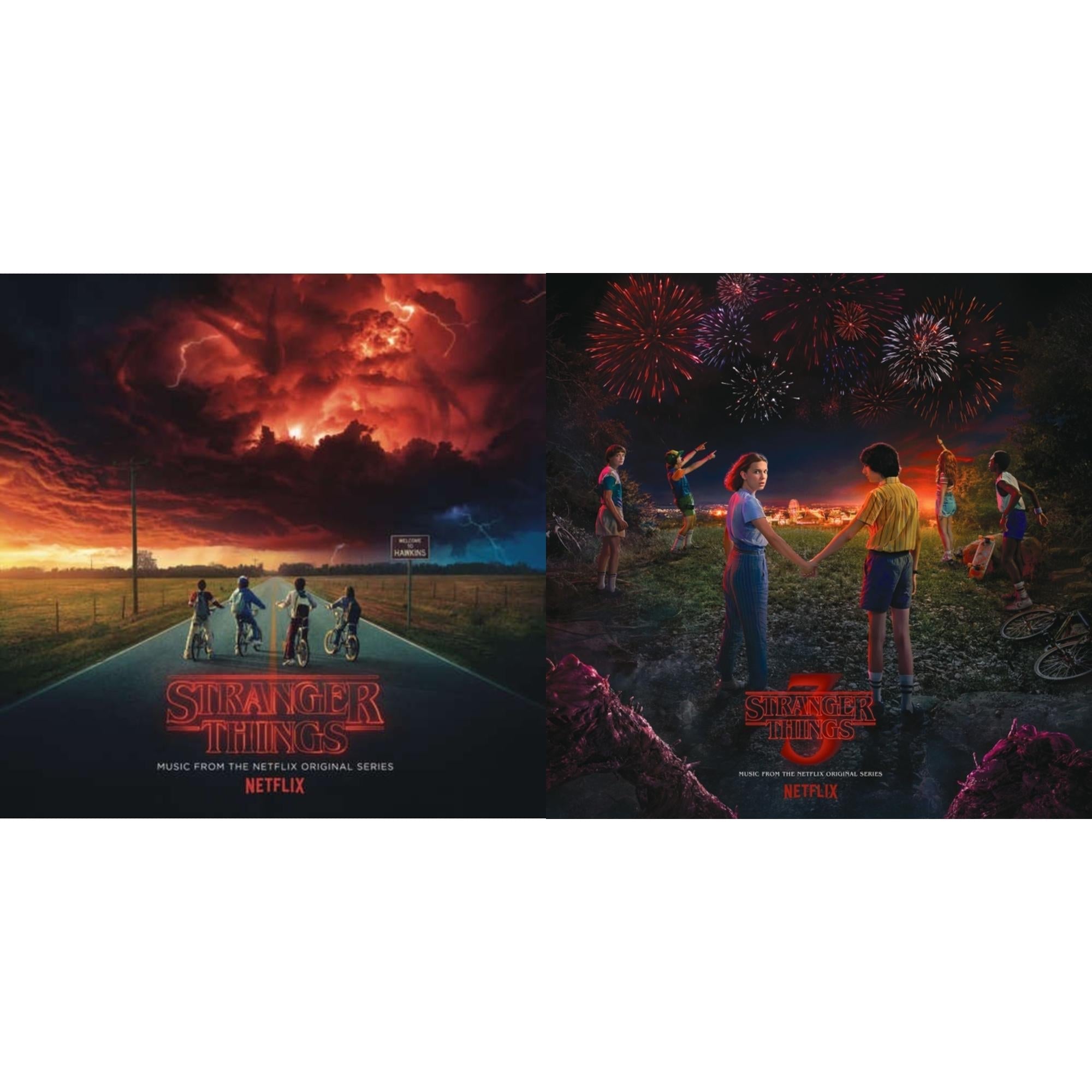 Stranger Things: Soundtrack From The Netflix Original Series, Season 3  (2LP/7Inch) & Stranger Things: Music From Seasons 1 & 2 (2LP/Poster/Sticker/140G)