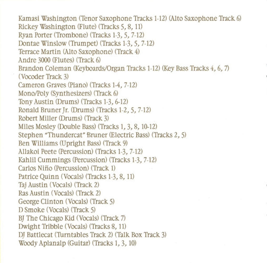 Kamasi Washington – Fearless Movement (2-CD) Music CD
