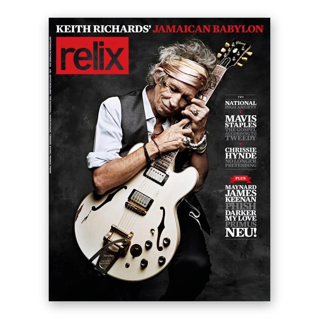 Keith Richards - September/October 2010 Relix Issue Magazine