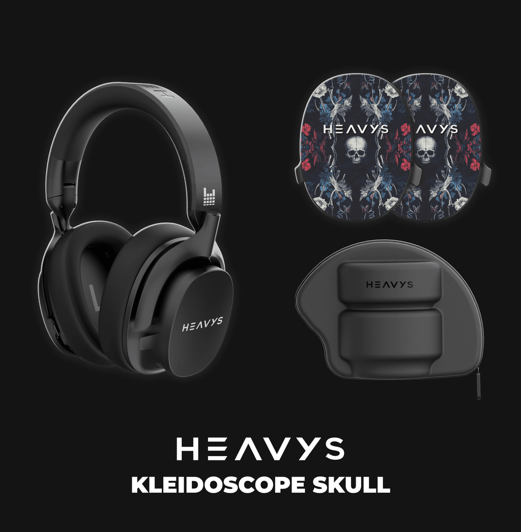 Kaleidoscope Dia De Muertos Limited Edition HEAVYS Headphone Shells & Headphone Bundle
