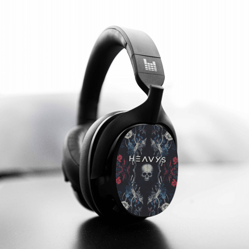 Kaleidoscope Dia De Muertos Limited Edition HEAVYS Headphone Shells & Headphone Bundle