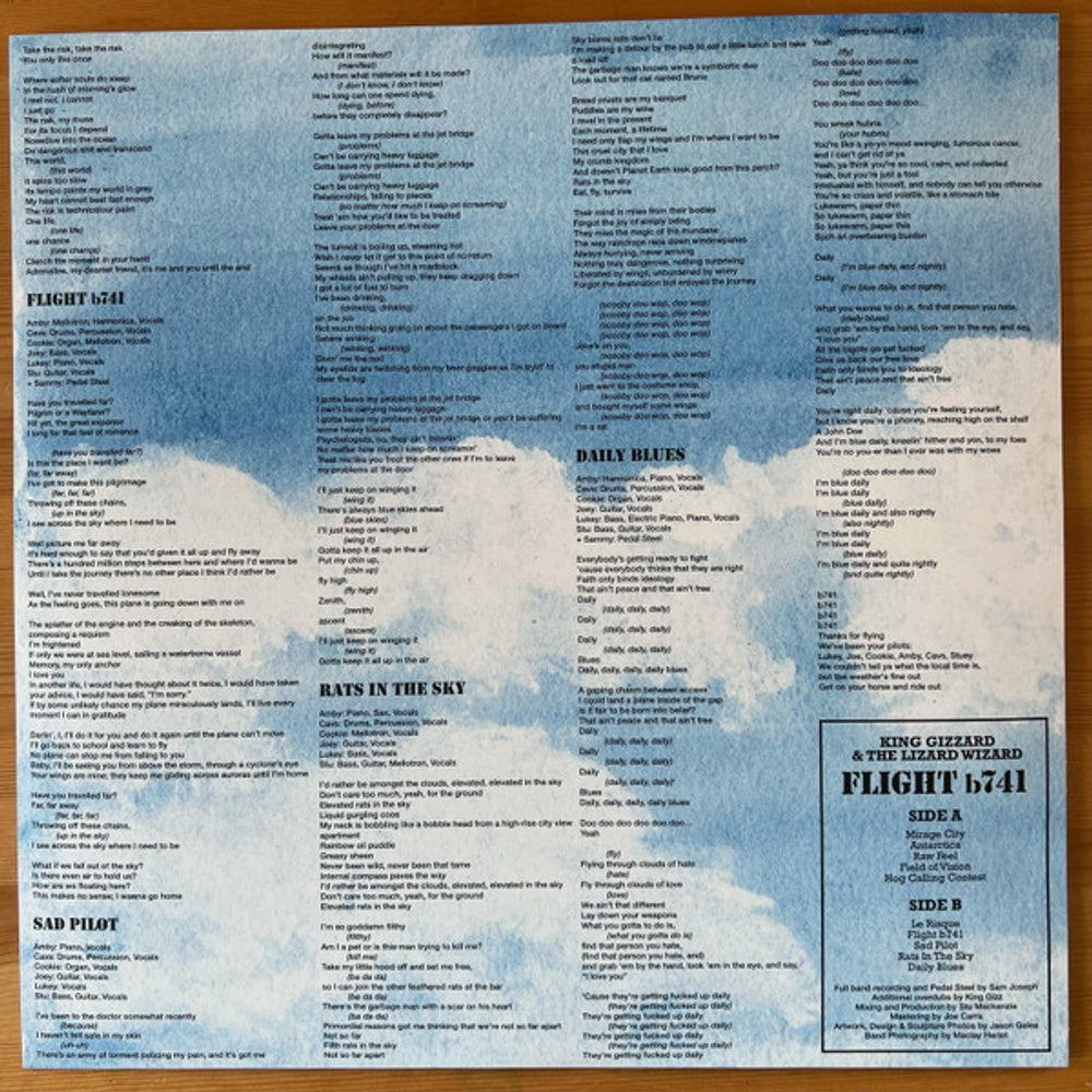 King Gizzard & The Lizard Wizard – Flight B741 (Deluxe LP Vinyl) Vinyl Record