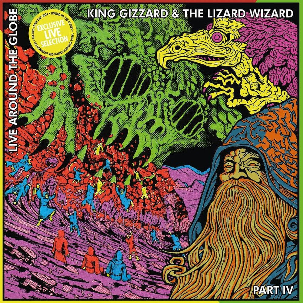 King Gizzard & The Lizard Wizard – Live Around The Globe: Part IV (LP Vinyl) Vinyl Record