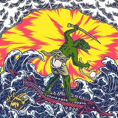 King Gizzard & The Lizard Wizard Teenage Gizzard [Pink/Yellow Splatter LP] Vinyl Record