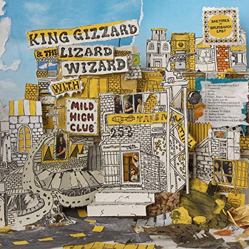 King Gizzard & The Lizard Wizard/Mild High Club Sketches Of Brunswick East [LP] [Yellow w/ Blue Splatter] Vinyl Record