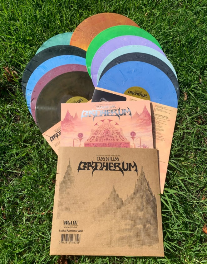 King Gizzard and the Lizard Wizard Omnium Gatherum (Lucky Rainbow Colored Vinyl, Indie Exclusive) (2 Lp's) Vinyl Record