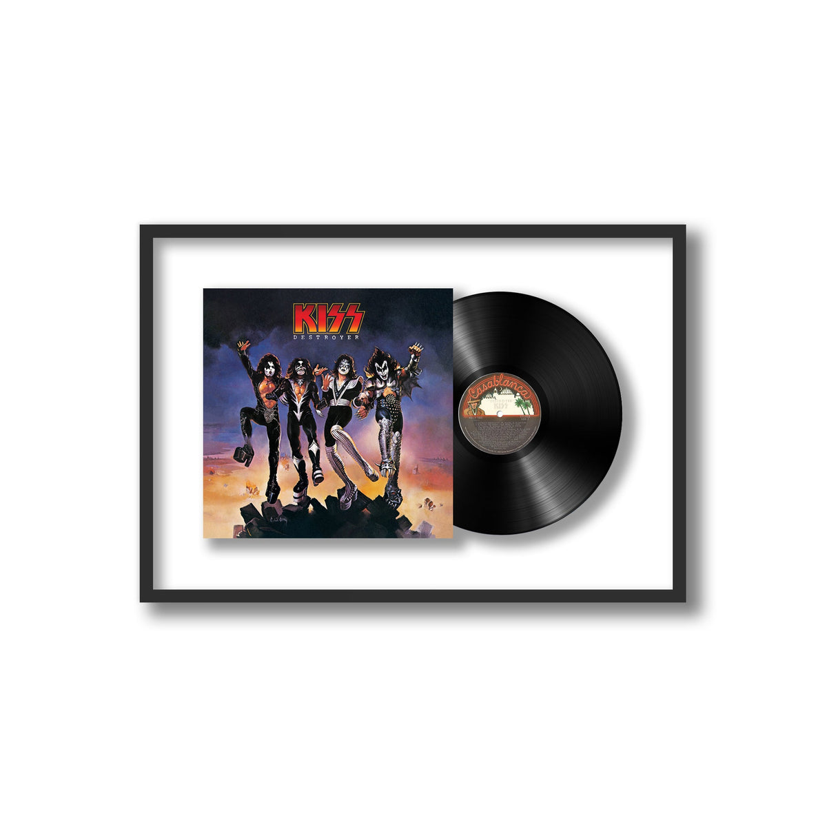 KISS - Destroyer - Framed Vinyl Record