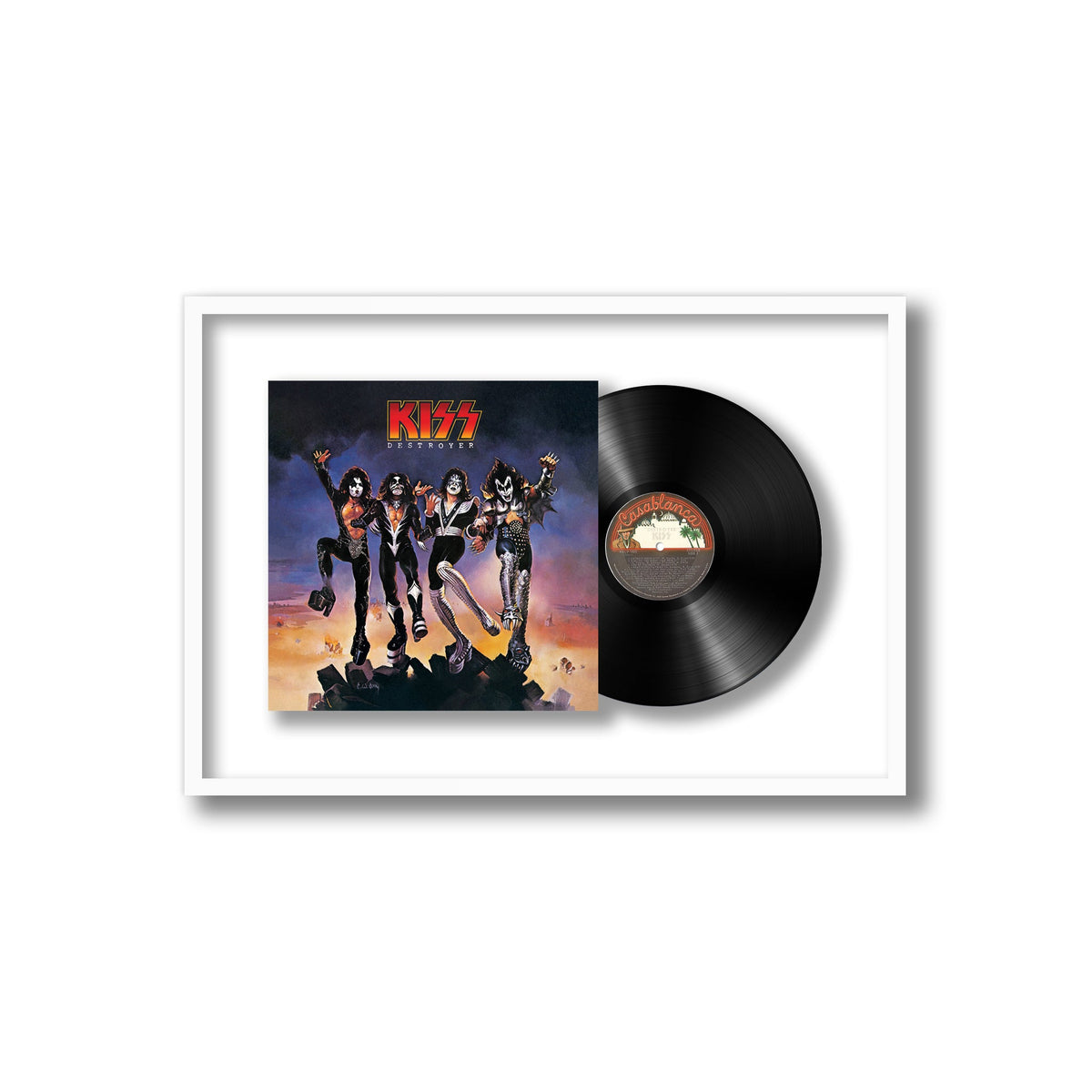 KISS - Destroyer - Framed Vinyl Record