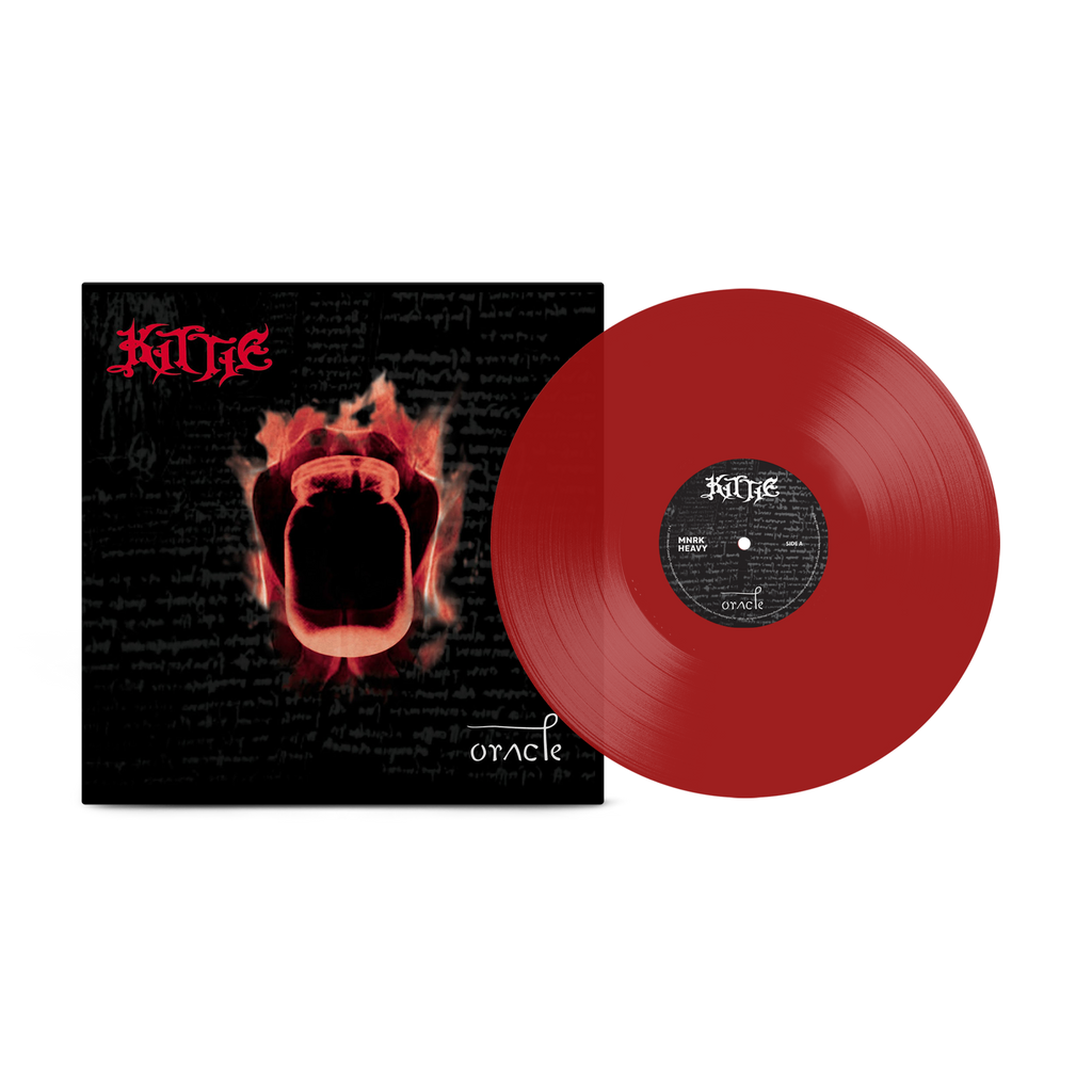 Kittie Oracle Orange & Black Marble Vinyl Record