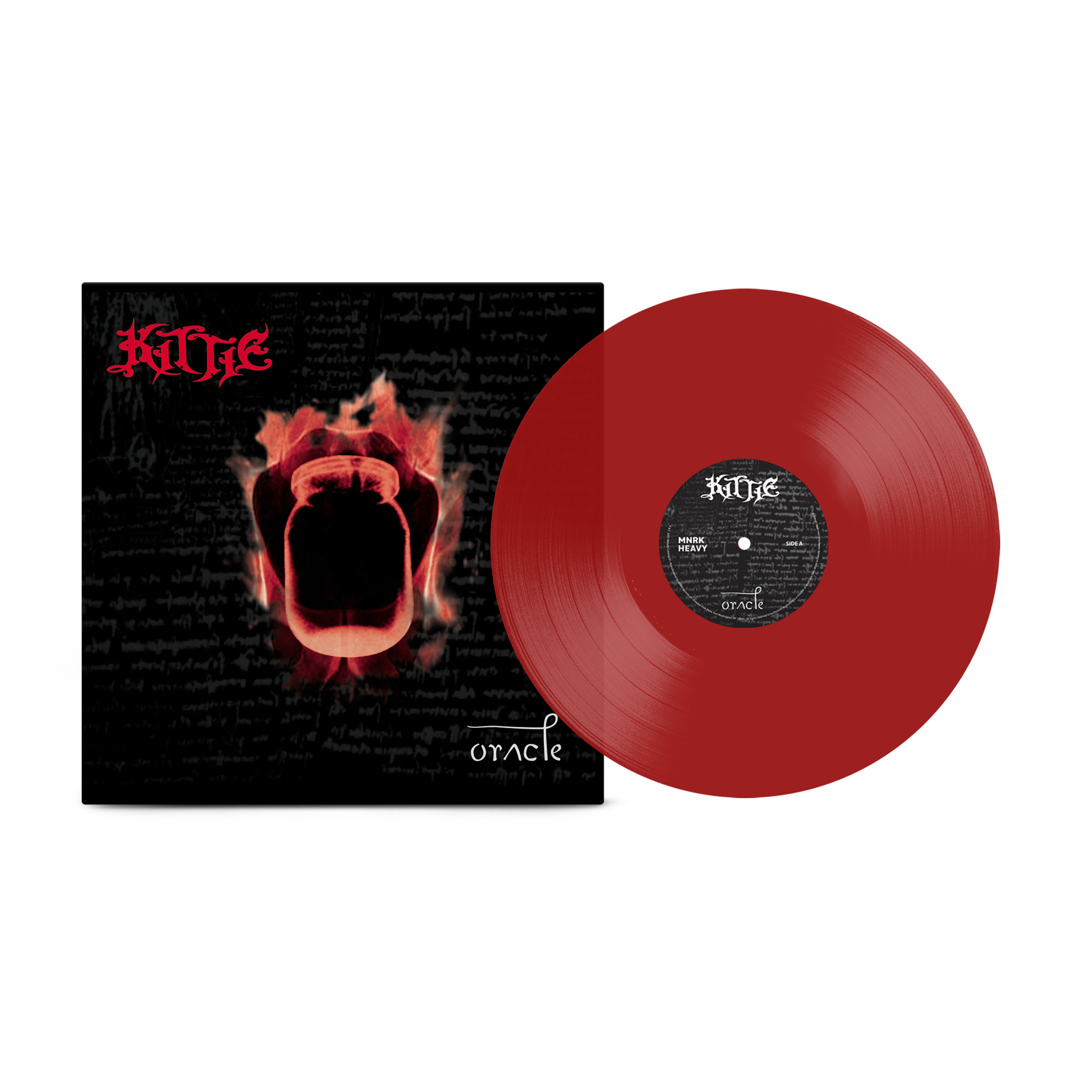 Kittie Oracle Orange & Black Marble Vinyl Record