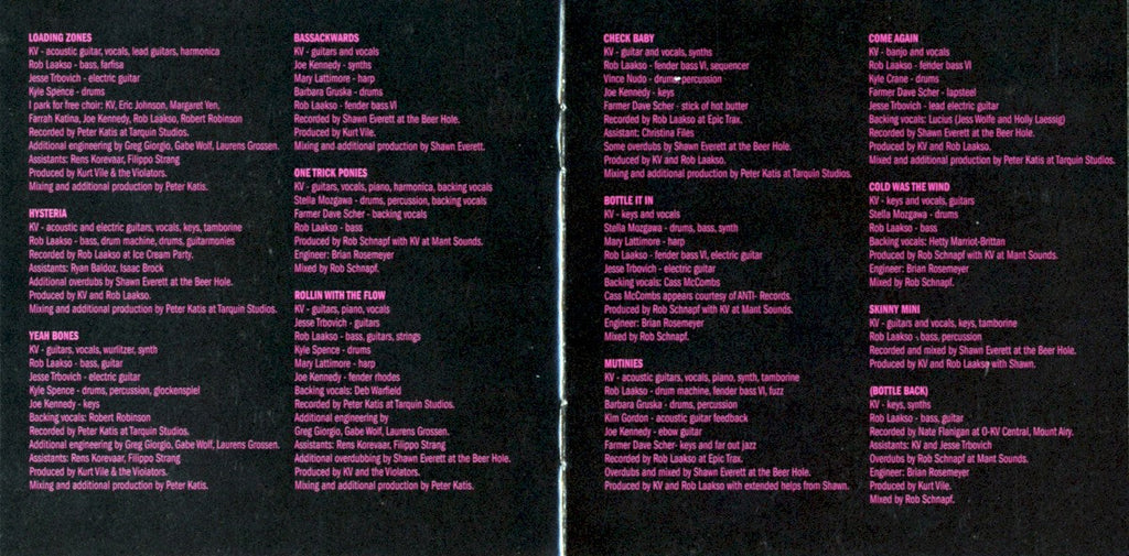 Kurt Vile – Bottle It In Music CD