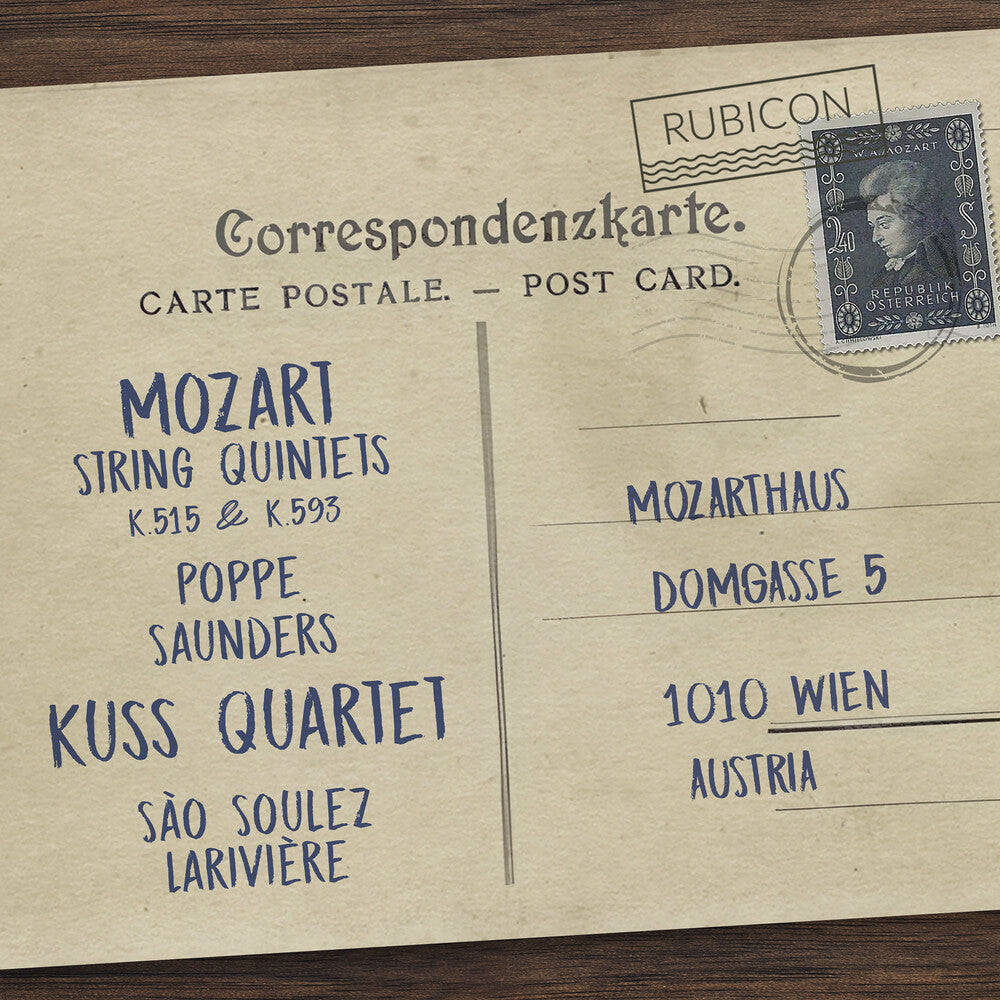 Kuss Quartet – Mozart: String Quintets K.515 & K.593 Music CD