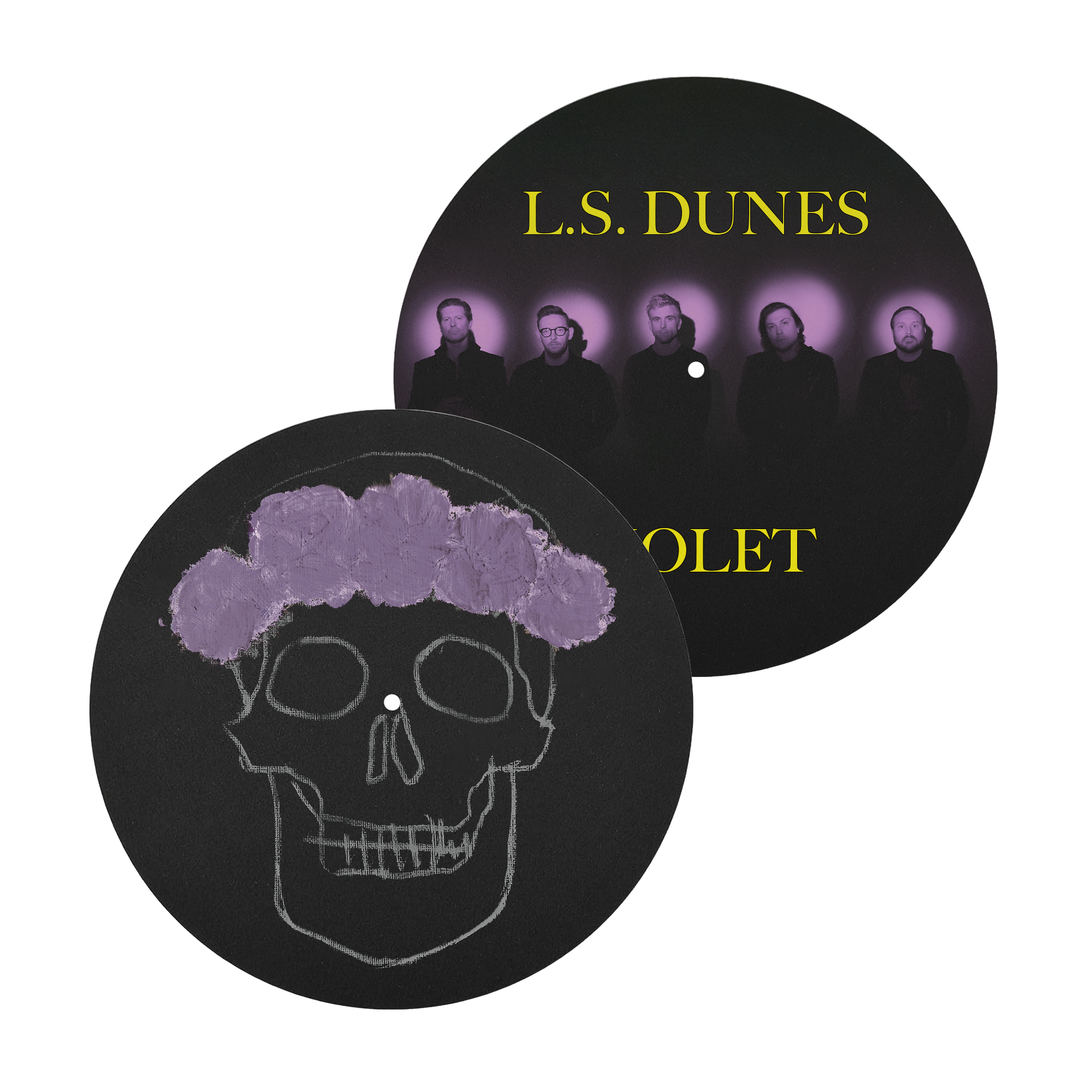 L.S. Dunes Violet - Record Player Turntable Slipmat