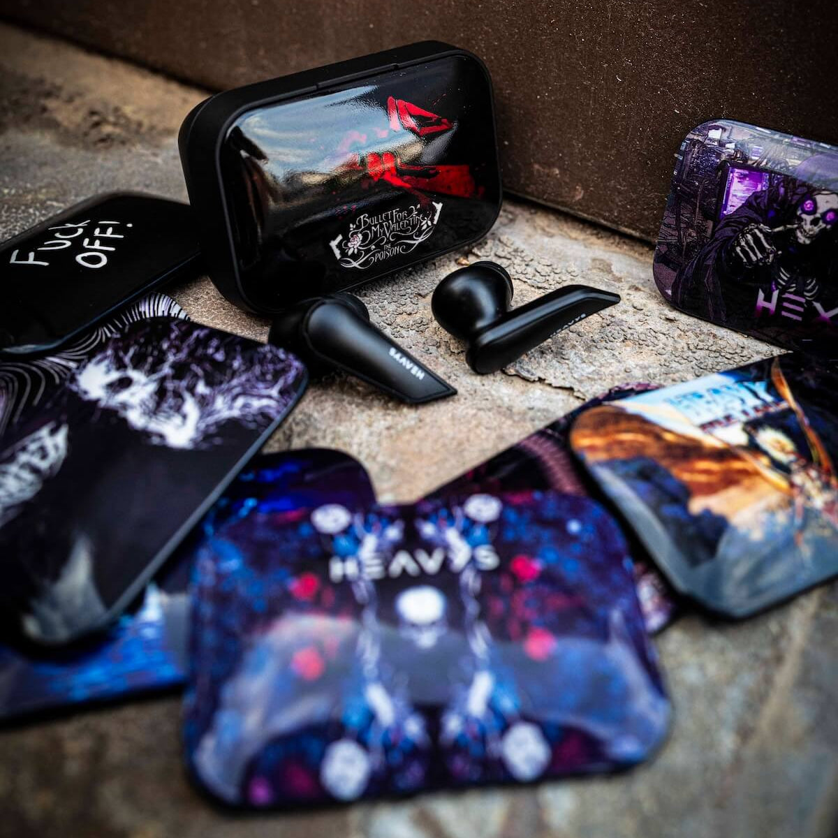 Heavys H1H Headphones + Earbuds Bundle