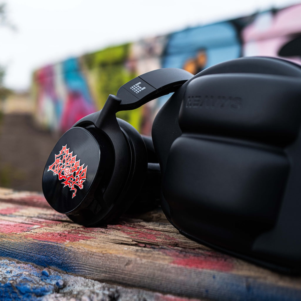 Morbid Angel Limited Edition HEAVYS Headphone Shells & Headphone Bundle