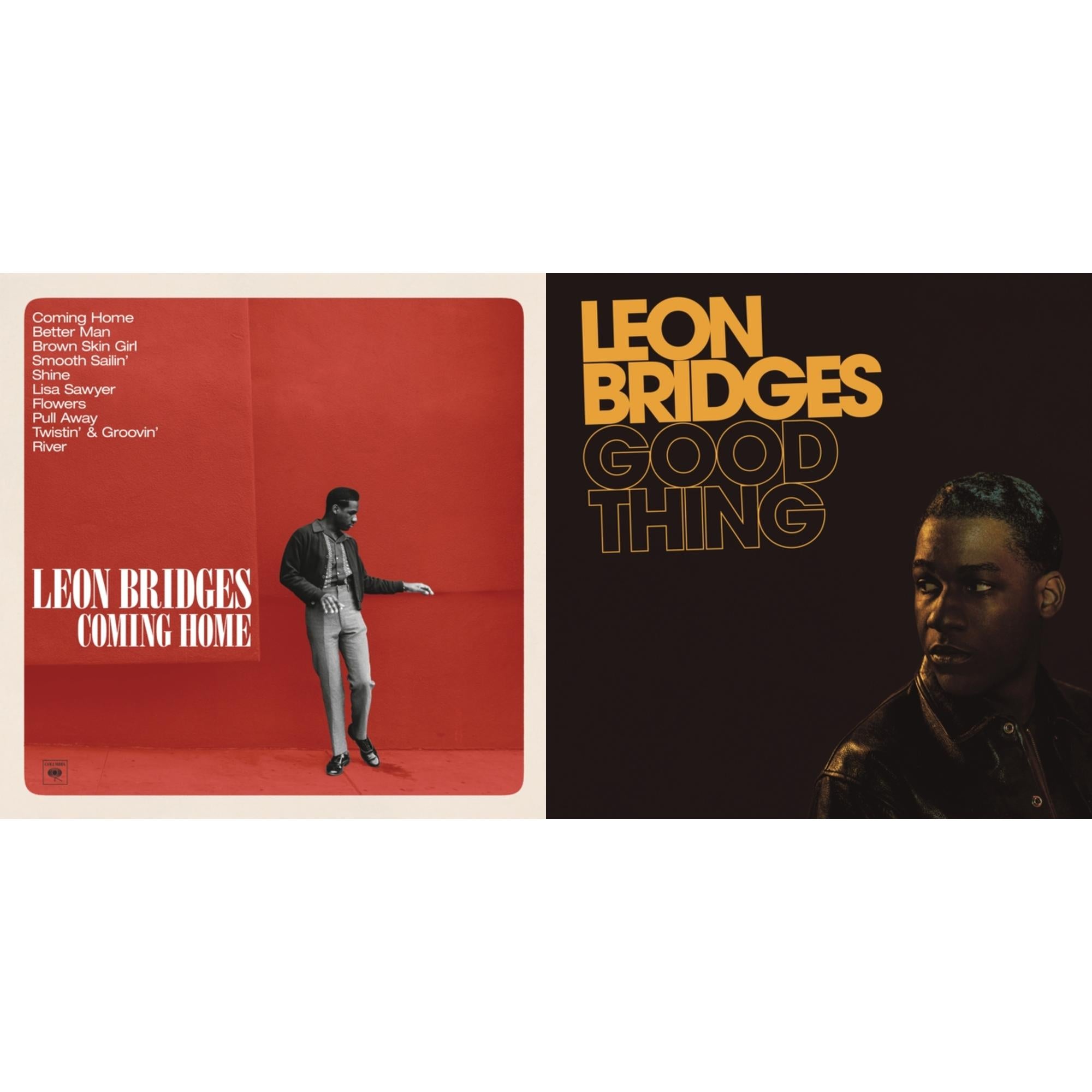 Leon Bridges - Coming Home (180G/Dl Card) & Good Thing (180G/Dl Code) - LP Vinyl Bundle