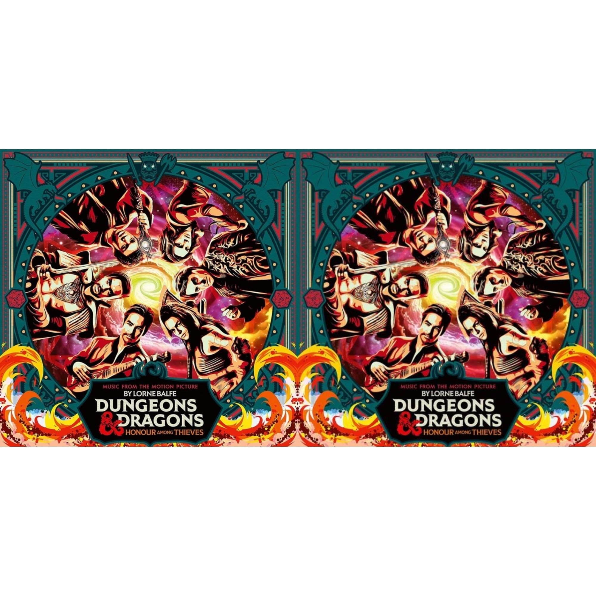 Dungeons & Dragons: Honour Among Thieves (Red W/ Black Dust Vinyl/2LP) & Dungeons & Dragons: Honor Among Thieves Ost (2LP)