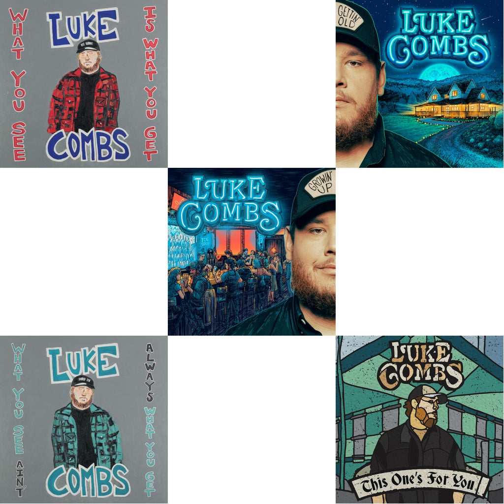 What You See Is What You Get (2LP/140G) & What You See Ain't Always What You Get (Deluxe Edition) (3LP/140G) & Growin' Up (150G) & Gettin' Old (2LP) & This One's For You (150G)
