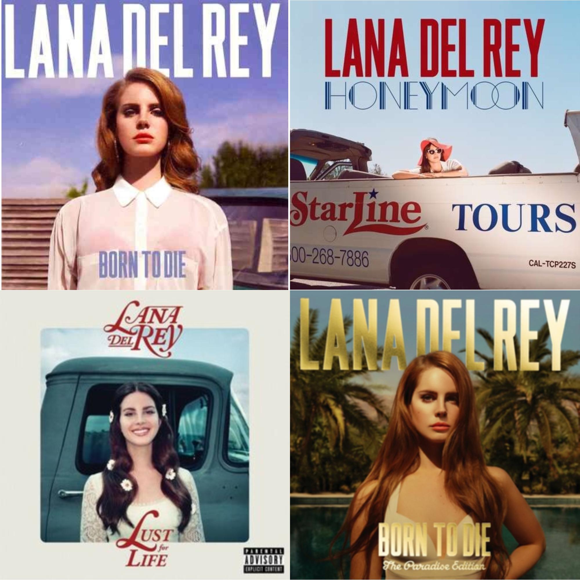 Born To Die & Born To Die (Paradise Edition) & Honeymoon & Lust For Life