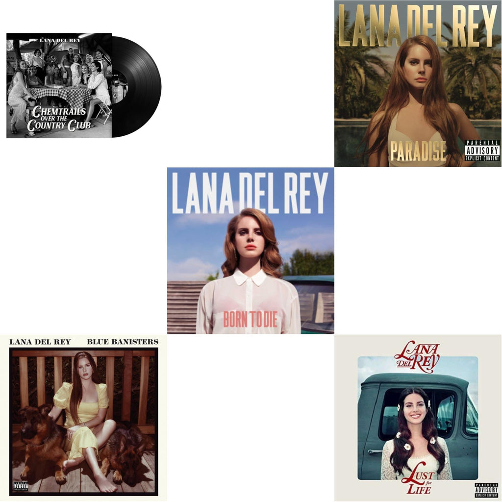 Chemtrails Over The Country Club & Blue Banisters (2LP) & Born To Die & Paradise & Lust For Life