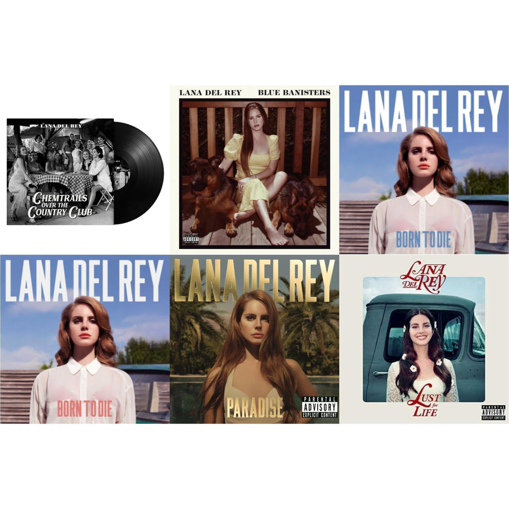 Chemtrails Over The Country Club & Blue Banisters (2LP) & Born To Die & Born To Die & Paradise & Lust For Life