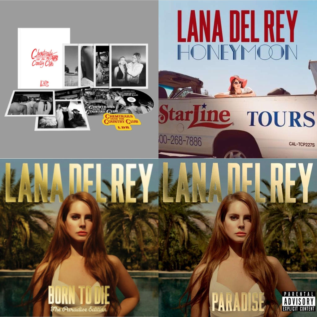 Lana Del Rey - Chemtrails Over The Country Club (CD Box Set) & Honeymoon & Born To Die (Paradise Edition) & Paradise