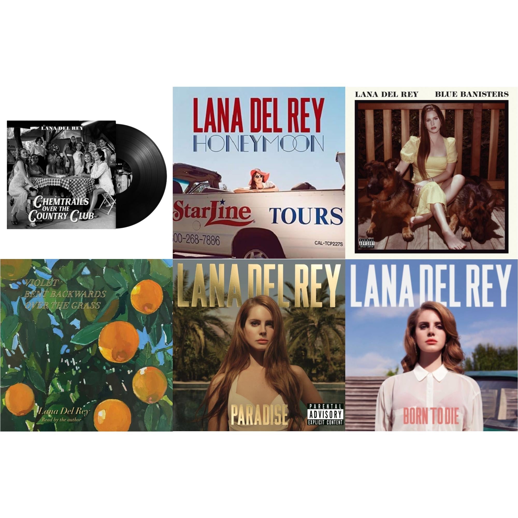 Chemtrails Over The Country Club & Blue Banisters (2LP) & Violet Bent Backwards Over The Grass (180G) & Born To Die & Paradise & Honeymoon